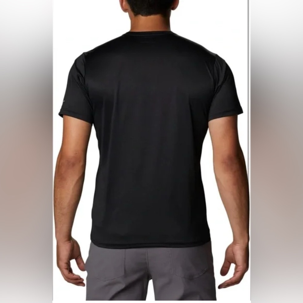 EUC Men's Columbia Hike Crew Black Short Sleeve Shirt Size XXL - Picture 8 of 11